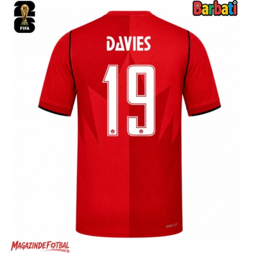 Canada Alphonso Davies #19 Tricou Fotbal Replică Mondial 2026 Barbati Acasa Canada Alphonso Davies #19 Tricou Fotbal Replică Mondial 2026 Barbati Acasa